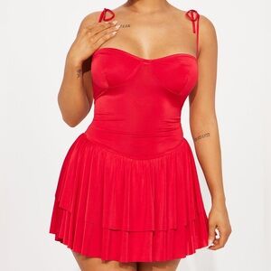 NWT Red Fashion Nova Mini Dress